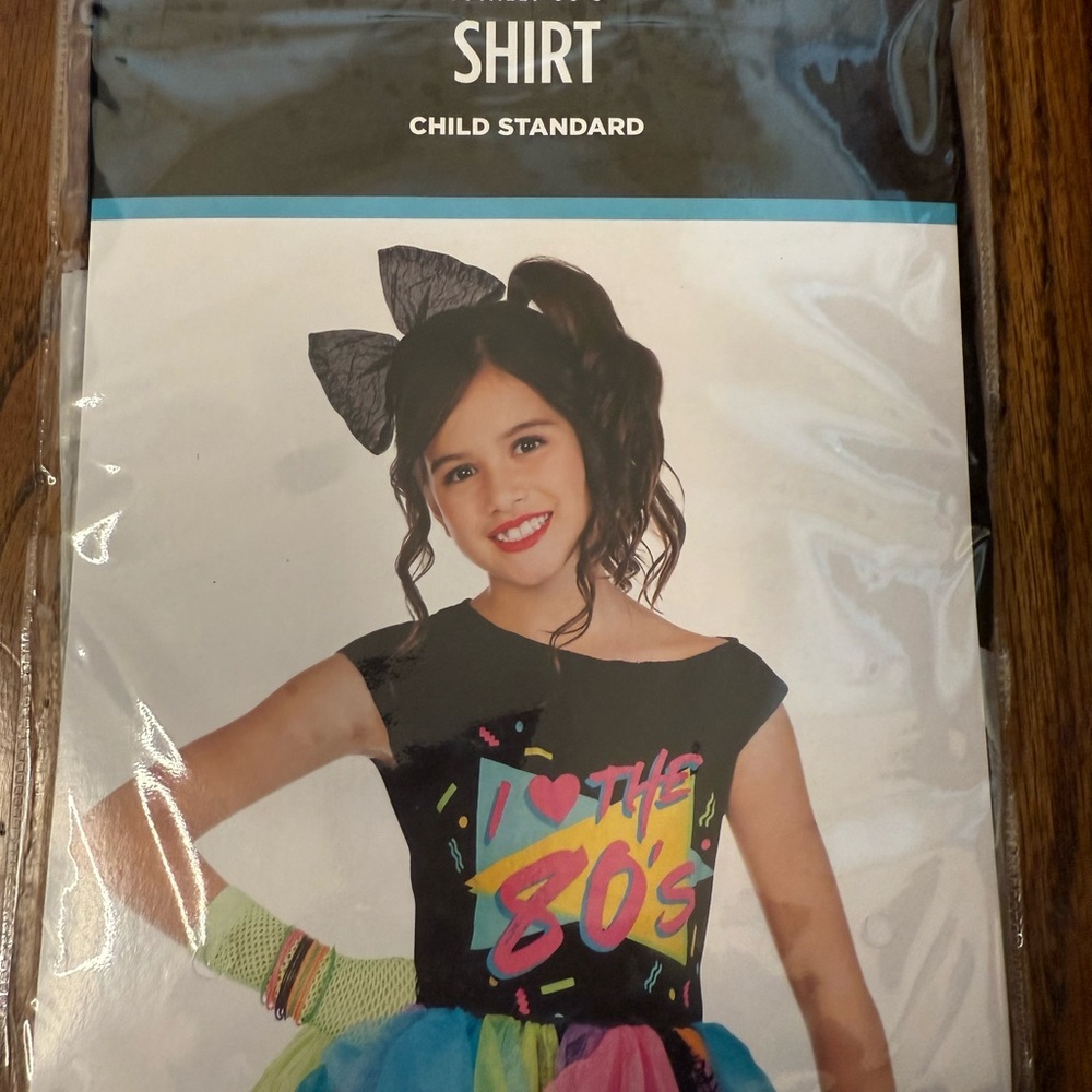 80s Style Child Shirt with Colorful Design